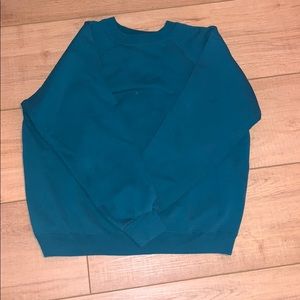 Teal crewneck